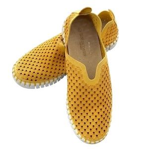 ILSE JACOBSEN Gold/Yellow Tulip Shoes‎ Stretch Comfort Trendy Size 37 (Size 7)